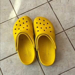 CROCS Bright Yellow Sandals